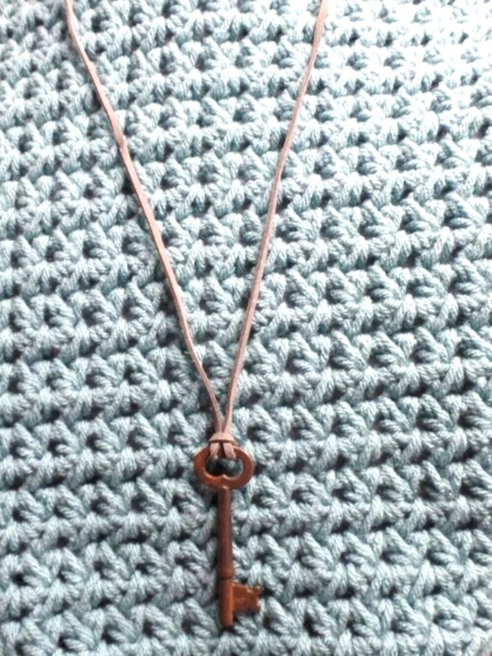 Vintage Skeleton Key Necklace #4 KEY